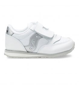 SAUCONY – SCARPE BAMBINI PICCOLI BABY JAZZ HOOK & LOOP BIANCO