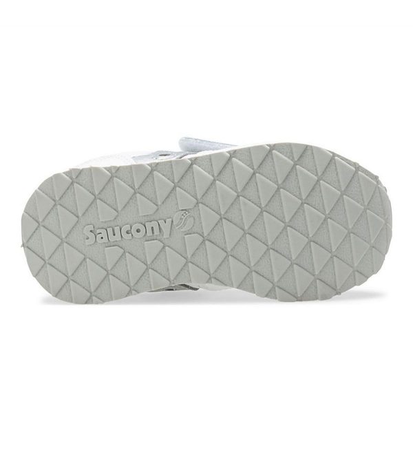 SAUCONY – SCARPE BAMBINI PICCOLI BABY JAZZ HOOK & LOOP BIANCO