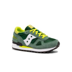 SAUCONY – SCARPE BAMBINO SHADOW ORIGINAL VERDE/BIANCO