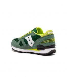 SAUCONY – SCARPE BAMBINO SHADOW ORIGINAL VERDE/BIANCO