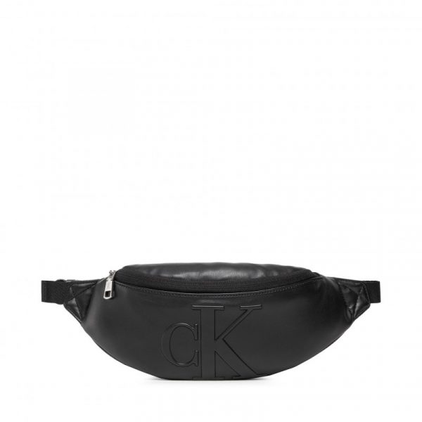 CALVIN KLEIN – Marsupio in Pelle Nero