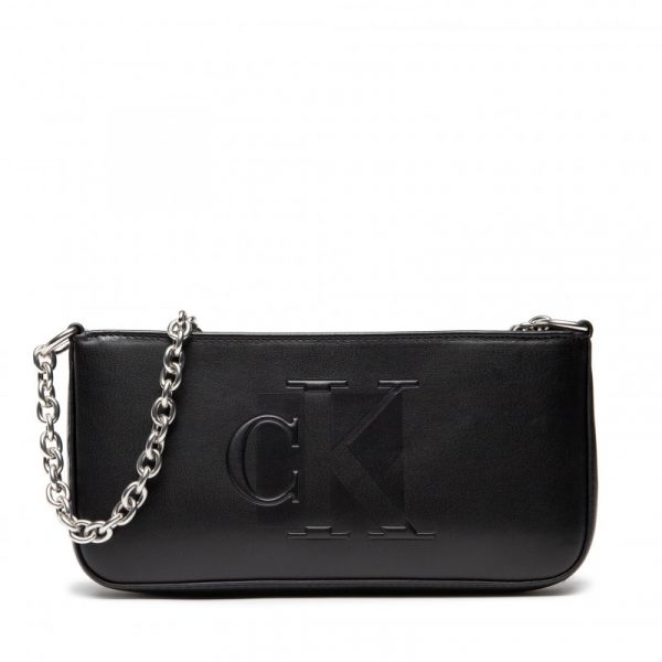 CALVIN KLEIN – Borsetta Donna Sculpted Shoulder Nero
