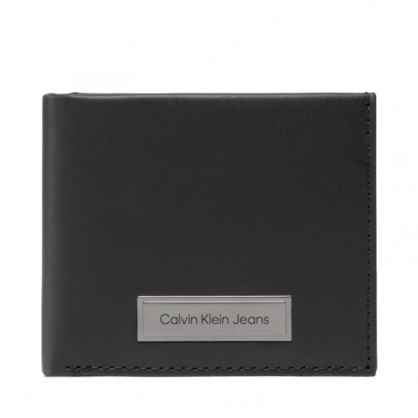 CALVIN KLEIN – Portafoglio in Pelle da Uomo Nero