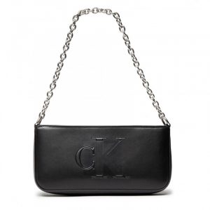 CALVIN KLEIN – Borsetta Donna Sculpted Shoulder Nero