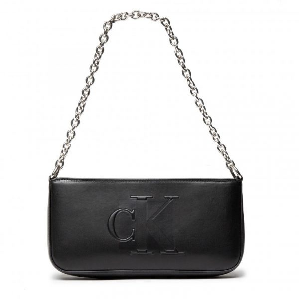 CALVIN KLEIN – Borsetta Donna Sculpted Shoulder Nero