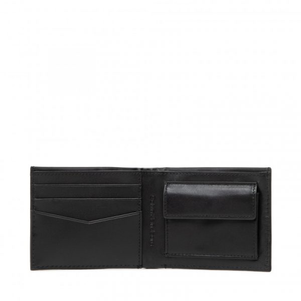 CALVIN KLEIN – Portafoglio in Pelle da Uomo Nero