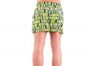 SUN68 – Costume UOMO BLUE CON LOGO FLUO
