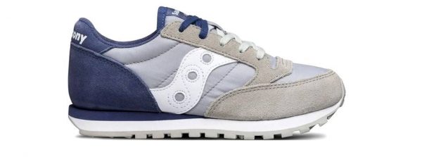 SAUCONY – SCARPE BAMBINO JAZZ ORIGINAL GRIGIO/Blu