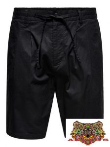 ONLY&SONS – BERMUDA UOMO CON LACCI NERO
