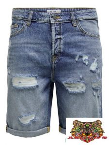 ONLY&SONS – JEANS CORTI CON ROTTURE