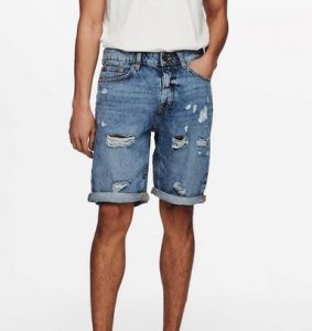 ONLY&SONS – JEANS CORTI CON ROTTURE