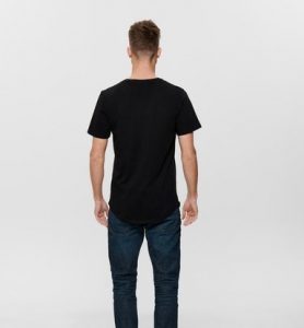 ONLY& SONS – T-SHIRT UOMO NERA STONDATA
