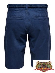 ONLY&SONS – PANTALONE CORTO CHINO Blu