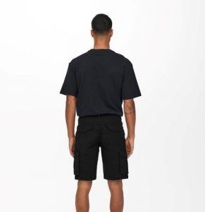 ONLY&SONS – BERMUDA UOMO Nero