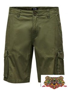 ONLY&SONS – BERMUDA UOMO verde