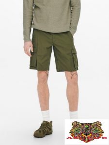 ONLY&SONS – BERMUDA UOMO verde