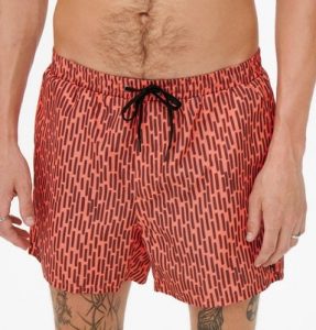ONLY&SONS – COSTUME BOXER UOMO ARANCIO