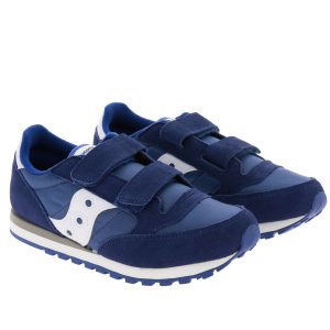 SAUCONY – SCARPE BAMBINO CON STRAPPI JAZZ DOUBLE Cobalto