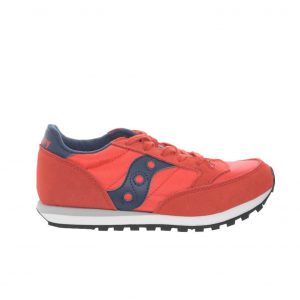 SAUCONY – SCARPE BAMBINO JAZZ ORIGINAL ROSSO / Blu