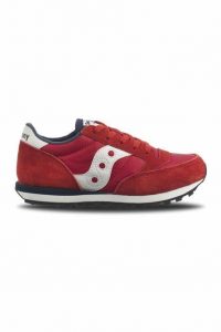 SAUCONY – SCARPE BAMBINO JAZZ ORIGINAL ROSSO/Bianco