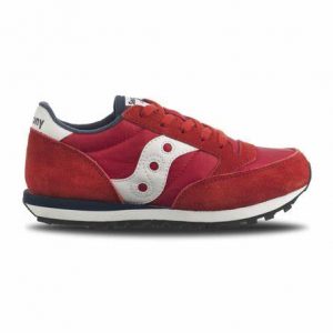 SAUCONY – SCARPE BAMBINO JAZZ ORIGINAL ROSSO/Bianco