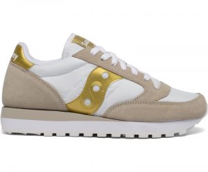 SAUCONY – Scarpe DONNA JAZZ ORIGINAL BIANCO/ORO