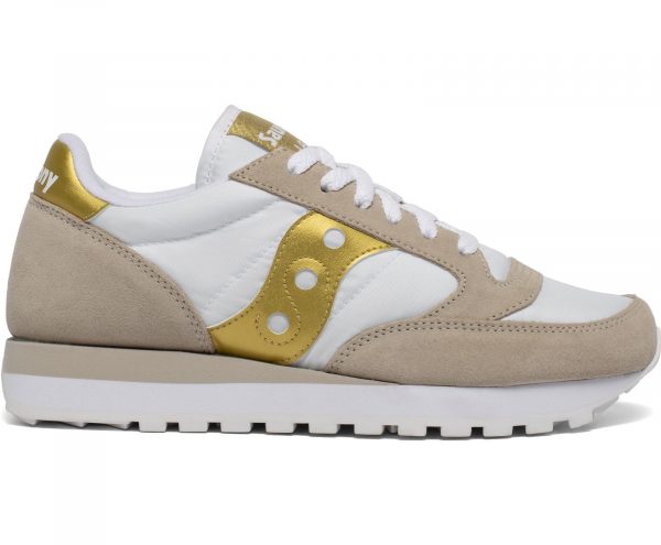 SAUCONY – Scarpe DONNA JAZZ ORIGINAL BIANCO/ORO