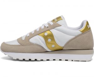 SAUCONY – Scarpe DONNA JAZZ ORIGINAL BIANCO/ORO