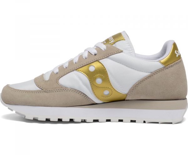 SAUCONY – Scarpe DONNA JAZZ ORIGINAL BIANCO/ORO