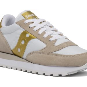 SAUCONY – Scarpe DONNA JAZZ ORIGINAL BIANCO/ORO