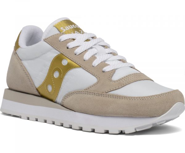 SAUCONY – Scarpe DONNA JAZZ ORIGINAL BIANCO/ORO