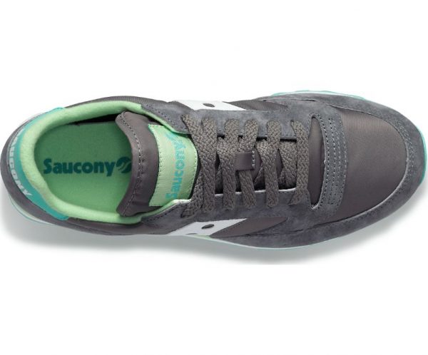 SAUCONY-SCARPE DONNA JAZZ TRIPLE ORIGINAL GRIGIO /Menta
