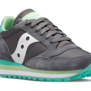 SAUCONY-SCARPE DONNA JAZZ TRIPLE ORIGINAL GRIGIO /Menta