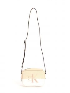 CALVIN KLEIN – Borsa Donna Borsetta con Tracolla Color-Block Rosa-Bianco