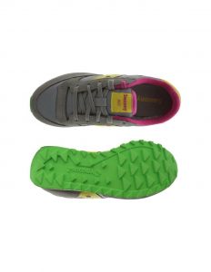 SAUCONY – SCARPE BAMBINO JAZZ ORIGINAL GRIGIO/Giallo