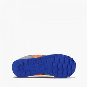 SAUCONY – SCARPE BAMBINO JAZZ ORIGINAL GRIGIO/ARANCIO/BLU