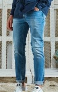 OVER/D – JEANS 5 TASCHE SLIM Uomo CHIARO