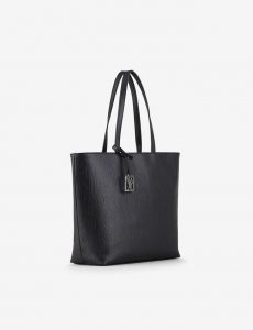 ARMANI EXCHANGE – Borsa Donna Shopper con Logo All-Over Impresso