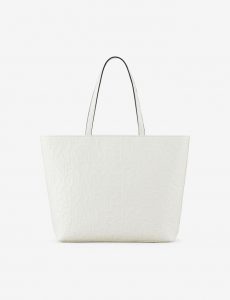ARMANI EXCHANGE – Borsa Donna Shopper con Logo All-Over Impresso