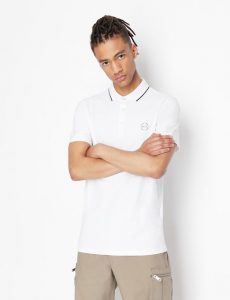 ARMANI EXCHANGE – Polo in jersey stretch