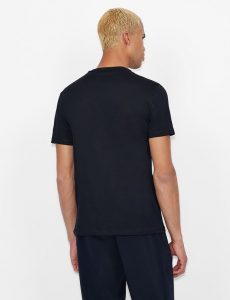 ARMANI EXCHANGE – T-shirt regular fit in cotone con logo cucito