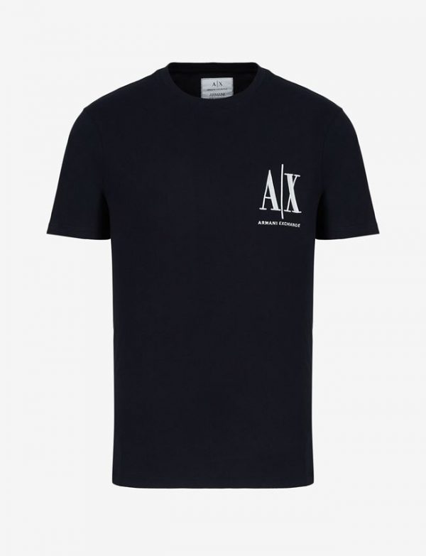 ARMANI EXCHANGE – T-shirt regular fit in cotone con logo cucito