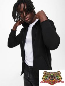 ONLY&SONS – FELPA CON CAPPUCCIO E ZIP