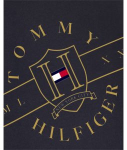 TOMMY HILFIGER – Felpa ICONS CON CAPPUCCIO E LOGO