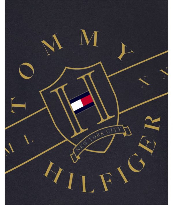 TOMMY HILFIGER – Felpa ICONS CON CAPPUCCIO E LOGO