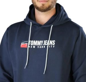TOMMY HILFIGER – Felpa UOMO CON CAPPUCCIO E LOGO STAMPATO