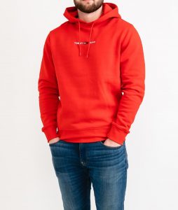 TOMMY HILFIGER – Felpa UOMO CON CAPPUCCIO TJM LINEAER LOGO