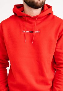 TOMMY HILFIGER – Felpa UOMO CON CAPPUCCIO TJM LINEAER LOGO