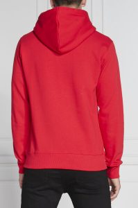 CALVIN KLEIN  – Felpa Con Cappuccio E Monogramma In Cotone Biologico
