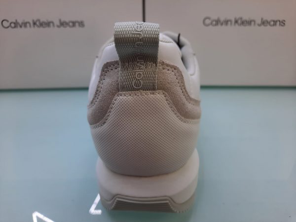 CALVIN KLEIN – Scarpe Uomo Toothy Runner Laceup Bianco
